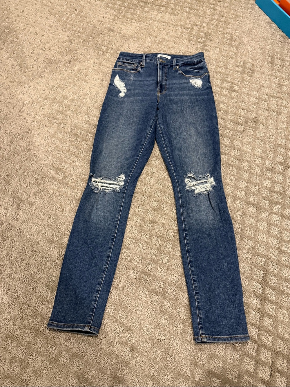 Good American Good Waist Skinny Jeans